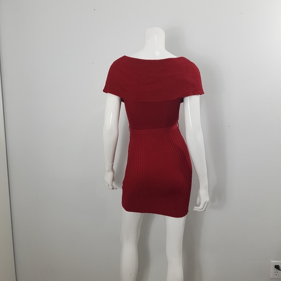 Pink Rose Premium Quality First Knit Dress Top S.  (H) - Picture 4 of 4